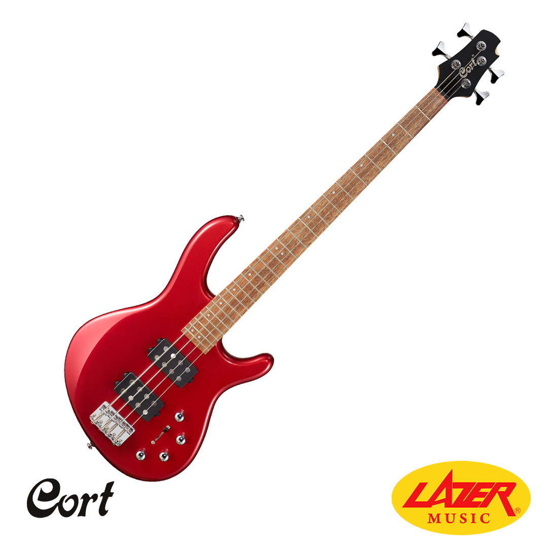Cort Action HH4 Bass Guitar (Red)